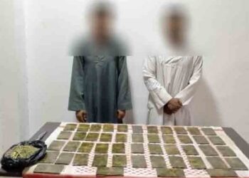 ضبط شخصين وبحوزتهما قرابة 5 كيلو جرام من مخدر الحشيش بقصد الإتجاربجنوب سيناء