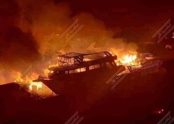 حريق هائل بمنطقة بحري بالاسكندرية