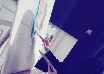 الفنانة التشكيلية ندى الكينعي تكسر رتابة الوضع بالفوز مجددا