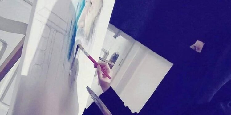 الفنانة التشكيلية ندى الكينعي تكسر رتابة الوضع بالفوز مجددا