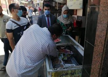 مطوبس :- ماضي تتابع حملة تموينية على الأسواق والمطاعم