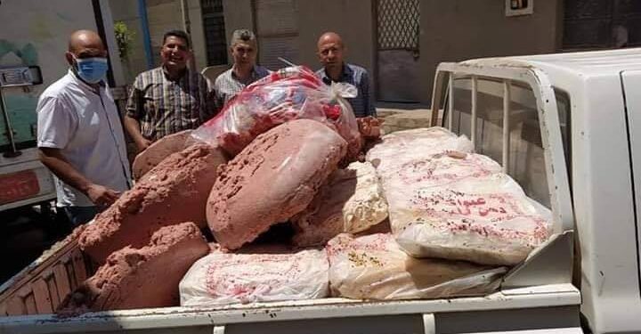 ضبط كمية من اللحوم الفاسدة ومنتجاتها بمركز السادات