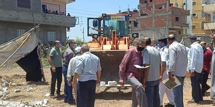 الدولة تتابع استرداد أملاكها المغتصبة بكفر الشيخ