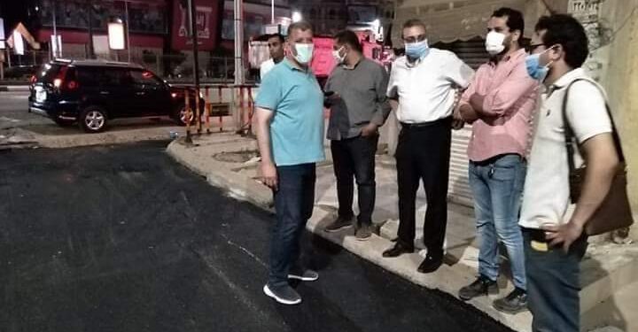 رصف 8 شوارع بحى ثان طنطا على حساب المقاولين