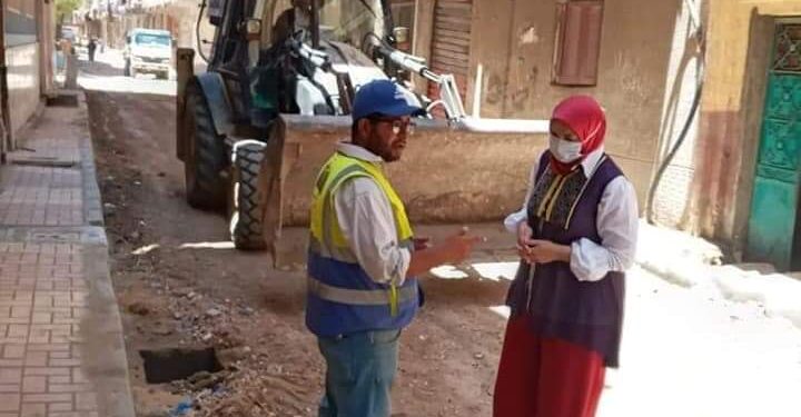 المهندسة جيهان مسعود- جولة تفقدية لحى المنتزه أول