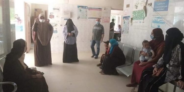 صحة إبشواى _ تستأنف فاعليات مبادرة الرئيس لدعم صحة المراة المصرية