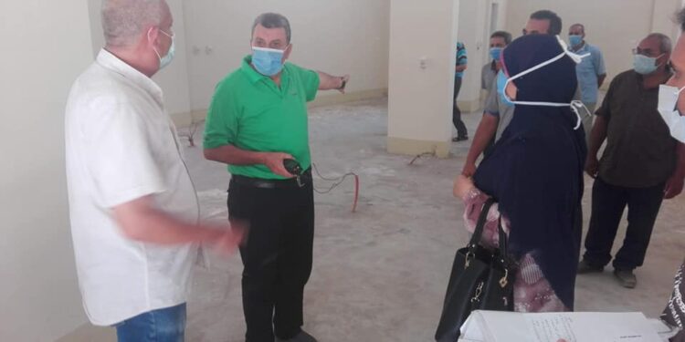رئيس مركز ومدينة طنطا يتفقد مبنى هندسة الورش بنايف عماد