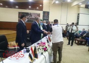 بحضور القصير وجمعة وفاروق.. توزيع أرباح مشروع مزارع الإنتاج الحيوانى على 300 شاب من المستفيدين