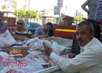  ضبط مخزن مواد غذائية بدون ترخيص ولحوم ودواجن منتهية الصلاحية ببنى سويف