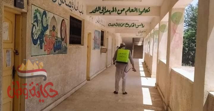 امنة : الإنتهاء من تجهيز ورش وتعقيم جميع اللجان والمناطق المحيطة وتجهيز غرف العمليات الرئيسية والفرعية 