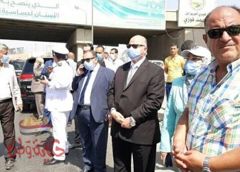 خالد عبدالعال يتابع حادث سيارة المواد البترولية علي الدائري بالمقطم