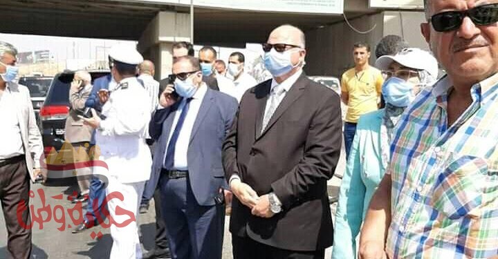 خالد عبدالعال يتابع حادث سيارة المواد البترولية علي الدائري بالمقطم