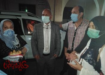 وكيل وزارة الصحة بالغربية يتابع متضرري انهيار منزل منطقة الرجبي بالمحلة الكبري