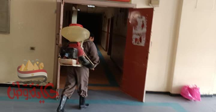 وكيل وزارة الصحة بالشرقية يكلف مكافحة ناقلات الأمراض بتطهير مستشفي الأحرار التعليمي بعد إنحسار فيروس كورونا بالمحافظة