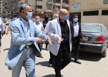 محافظ بني سويف يقوم بجولة ميدانية لمتابعة الحالة العامة بالشارع السويفي والالتزام بقرارات رئاسة مجلس الوزراء