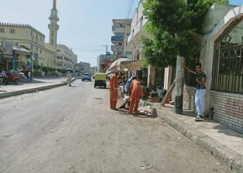 متابعة جهود الوحدة المحلية لمركز ومدينة الدلنجات .