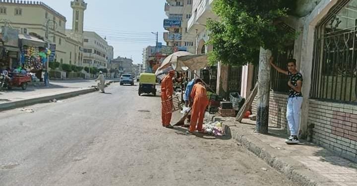 متابعة جهود الوحدة المحلية لمركز ومدينة الدلنجات .