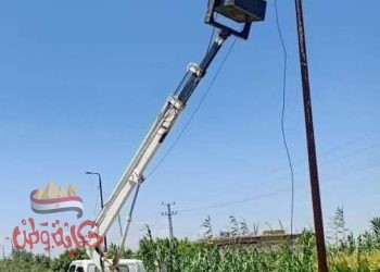 صيانة ٤٠ كشاف وتطهير وتعقيم بمحيط المدارس والمنشآت الحكومية بأبو المطامير