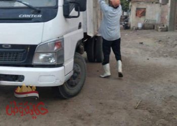 رفع اطنان من تراكمات القمامة بقرى محافظة المنوفية