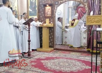 بالصور.. نرصد فرحة اقباط الرقاقنة بجرجا بفتح الكنائس بعد كورونا