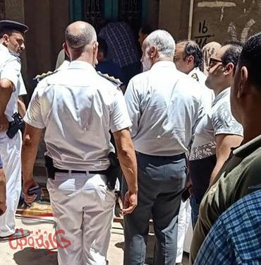 تداعيات العقار المنهار إزالة العقار الخلفى وترميم 3 أخرين بالمحلة