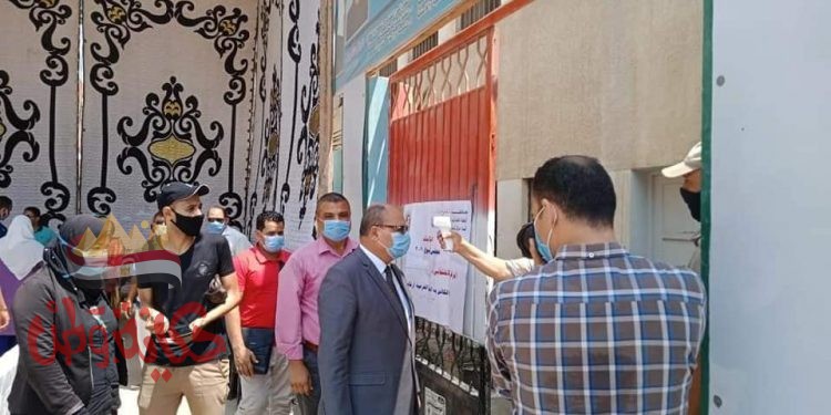 المنوفية : سكرتير عام المنوفية يتفقد مقار اللجان الانتخابية بمركز ومدينة قويسنا