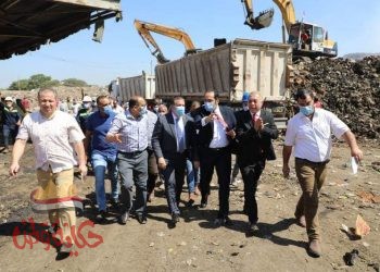 محافظ المنوفية يتفقد أعمال رفع تراكمات مقلب منوف العمومى ورفع 3000طن قمامة