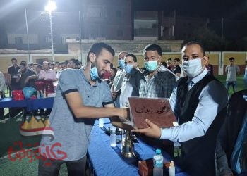 حفل توزيع جوائز المسابقه الدينيه بمركز شباب طنبارة بالمحله الكبري