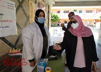 وكيل وزارة الصحة بالفيوم تتابع سير انتخابات مجلس الشيوخ