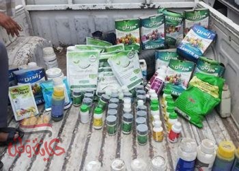 تموين الغربية يضبط كميات من المبيدات الزراعية منتهية الصلاحية بقطور غربية
