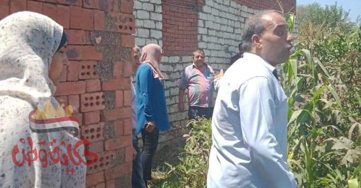 المنوفية : حملة إزالة تعديات علي ارض زراعية بمساحة ١٥٥ متر بقرية ميت خلف .