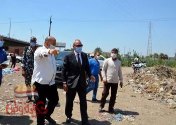 “الهجان” يتابع تطوير ورفع كفاءة طريق بنها المنصورة