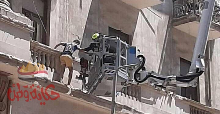 متابعة حادث إنهيار عقار قصر النيل بالقاهرة