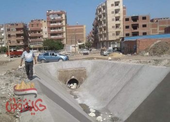 المنوفية : بدأ تنفيذ تبطين الترع والمصارف لترشيد الفاقد من المياه بقويسنا