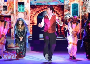 بالصور .. خالد جلال يشهد العرض المسرحى “سيد درويش” على مسرح البالون