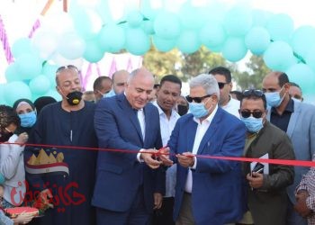 الداودي ورسلان يفتتحان محطة مياه الذهنات بدشنا