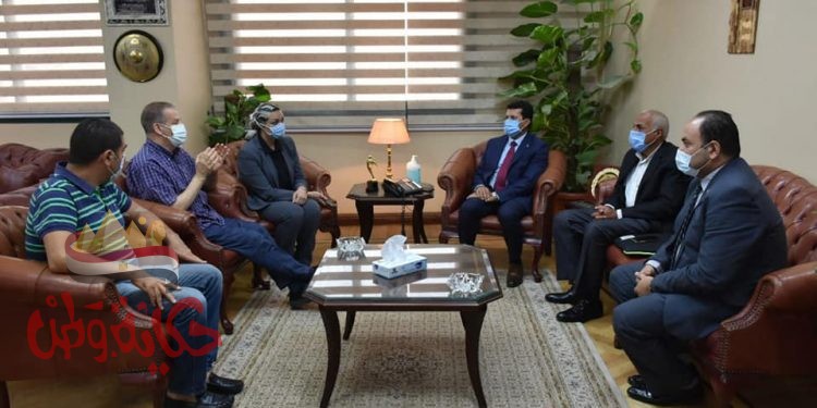“صبحى”يجتمع مع اللجنة الطبية لبطولة العالم لكرة اليد