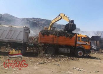 القضاء علي تلال القمامه بالمنوفيه