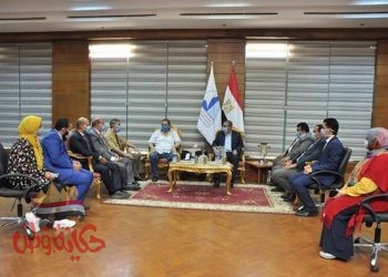 رئيس جامعة كفر الشيخ يستقبل نائب محافظ الغربية