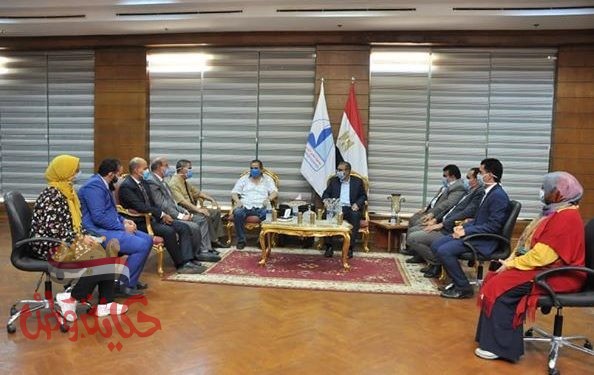 رئيس جامعة كفر الشيخ يستقبل نائب محافظ الغربية