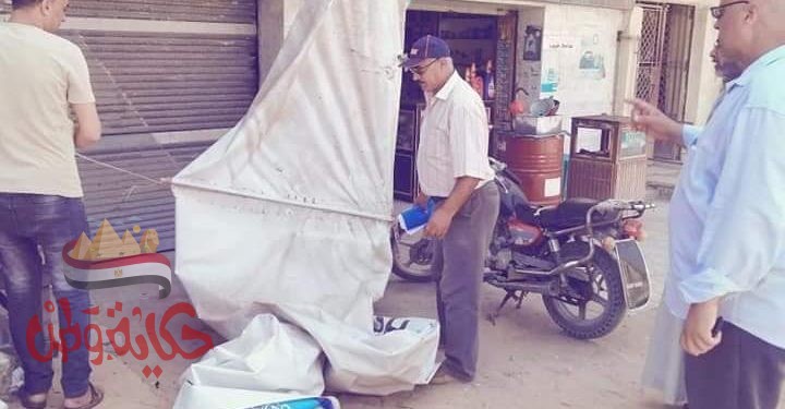 حملة مكبرة لرفع الاشغالات وإزالة التعديات بمركز المحمودية