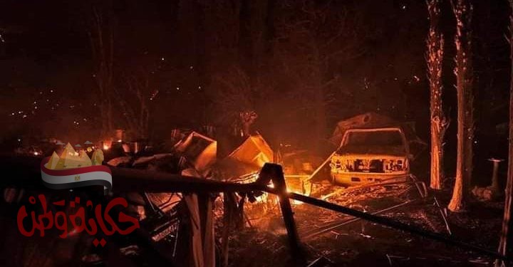 موجة من الصواعق تشعل الحرائق وتسقط طائرة في كاليفورنيا.