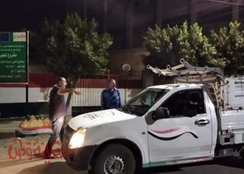 .إستمرارا لمنع التجمعات وفض الأسواق تلا منوفيه