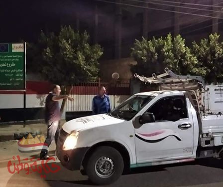 .إستمرارا لمنع التجمعات وفض الأسواق تلا منوفيه