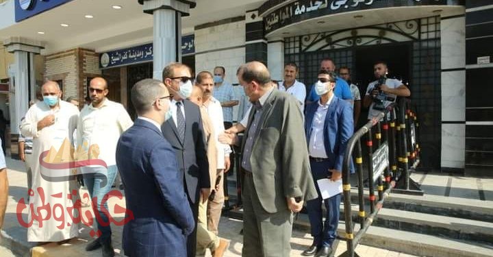 محافظ كفرالشيخ يتفقد المركز التكنولوجي بالعاصمة مشيداً بوعي الأهالي واقبالهم على التصالح