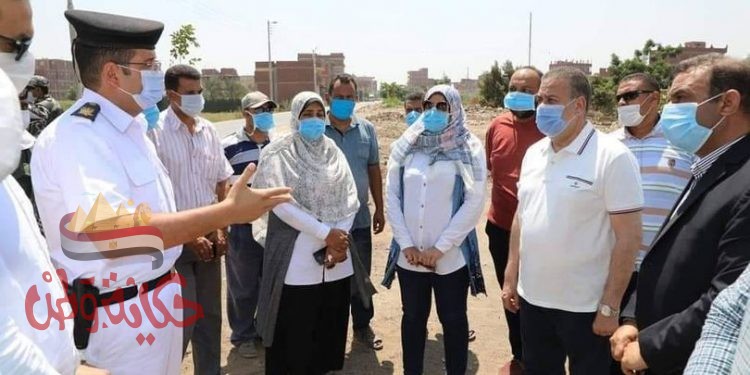 محافظ المنوفيه يستغل مساحات الصرف المغطي للمصلحه العامه