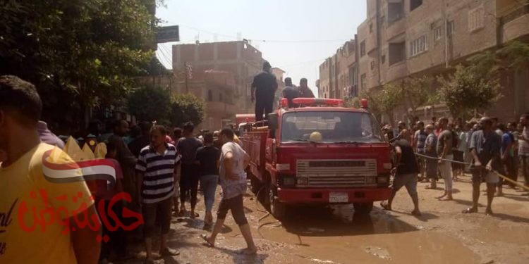 المنوفية : العناية الإلهية تنقذ كفر زلابية بأشمون من حريق هائل