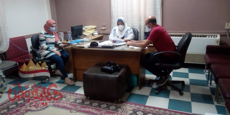 اجتماع طارئ لمدير صحة أبشواى مع الفريق الوقائي