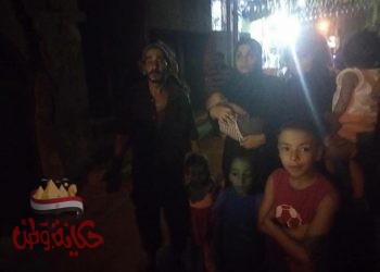 محاوله إخلاء منزل من السكان بطنطا لظهور شروخ به لحين إصدار قرار الازاله بطنطا