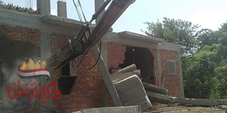 حملة إزالات مكبرة ضمن الموجة الـ 16 إزالات بالمنوفيه